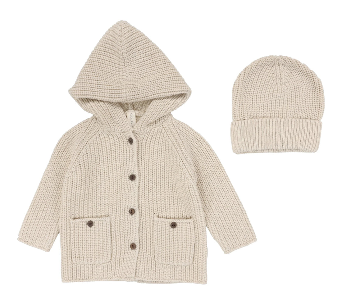 2025 Lilette knit sweater set with hat