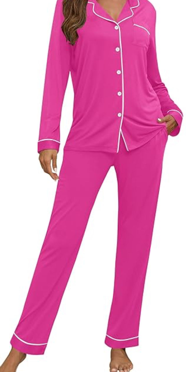HUSH ADULT Sleepwear grandpa BAMBOO pjs 6 colors avail xs-xl