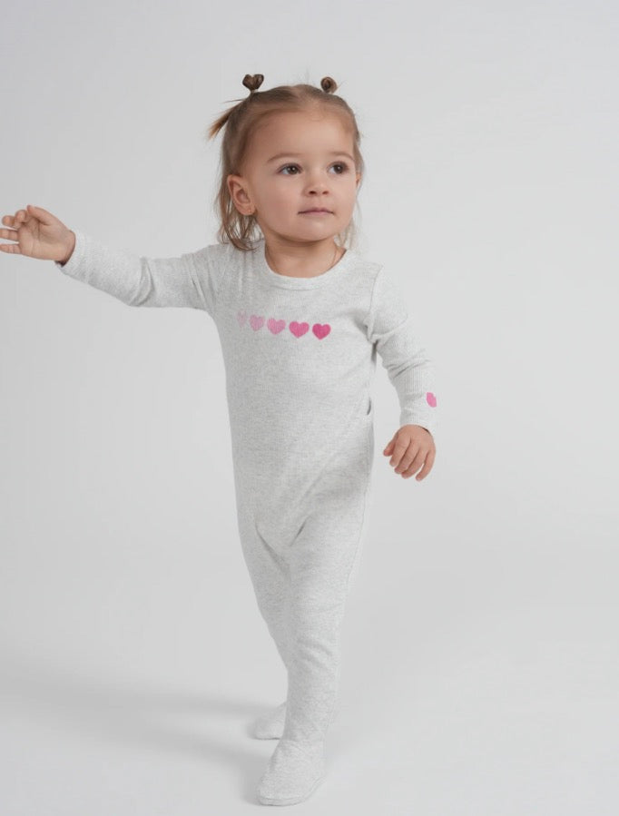SALE Fragile footie boys / girls stretchie 3m-12m
