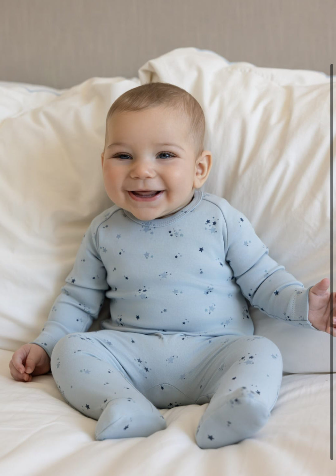 2025 NEW arrivals super Soft cotton star & floral footie and pjs. 3m-9m footie 12m-10yrs pjs