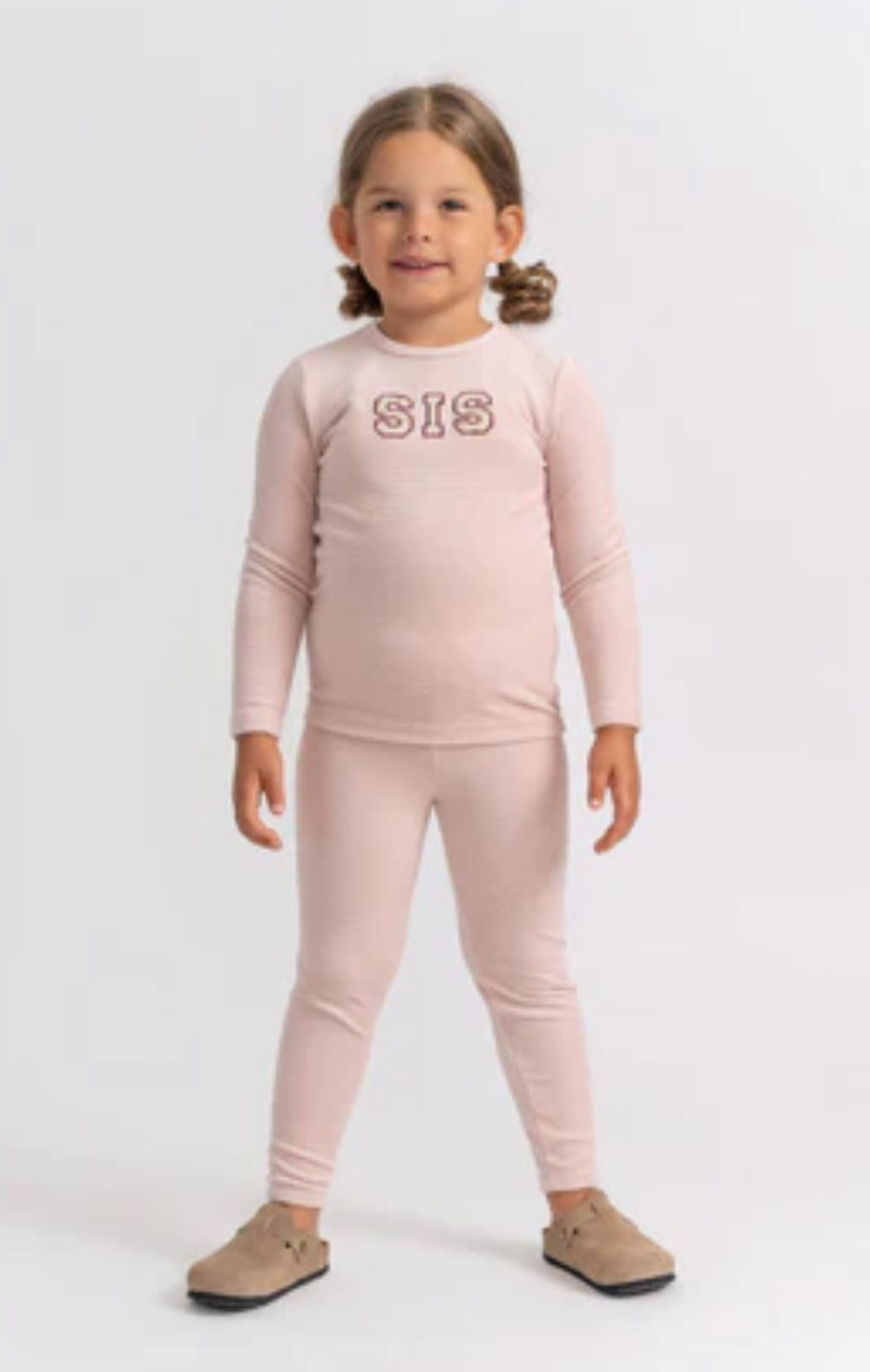2025 thin ribbed velour fragile BRO/SIS pjs 3m-12m footie 18m-12yrs 2pc