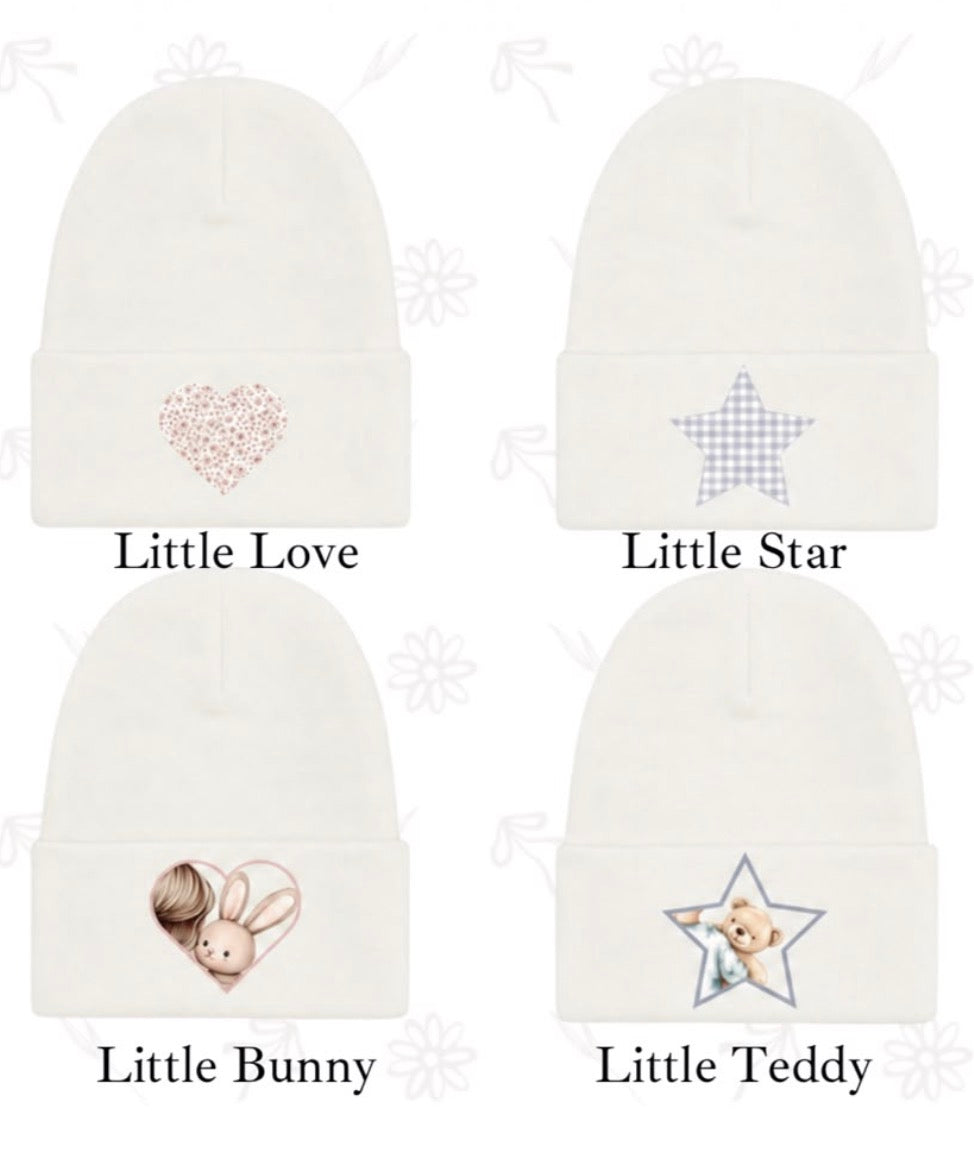 Daisy newborn hospital hats