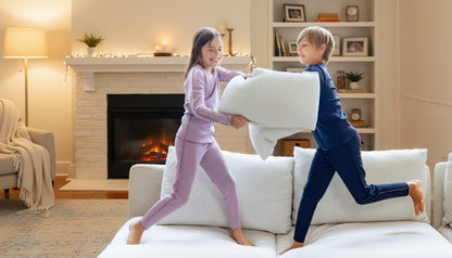 2025 NEW arrivals Noggi bamboo stitching Noggi PJS 3m-12m footie 18m -18yrs 2pc pjs