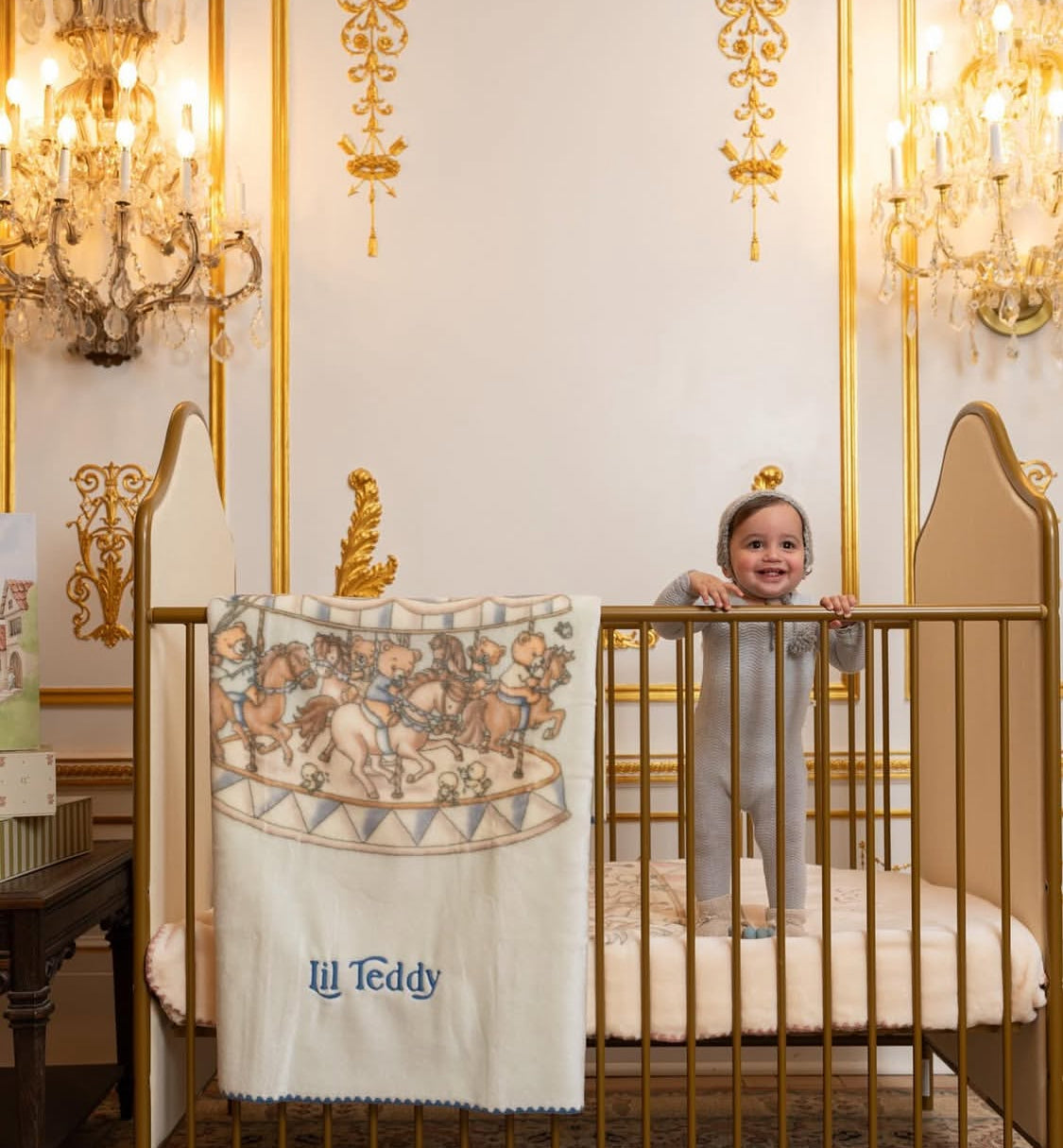 2026 new LIL TEDDY merry go round baby size pillow