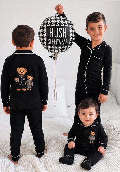 *** PREORDER FALL 2026 new Hush kids sleepwear grandpa style super soft BAMBOO cotton pjs 7 colors avail.