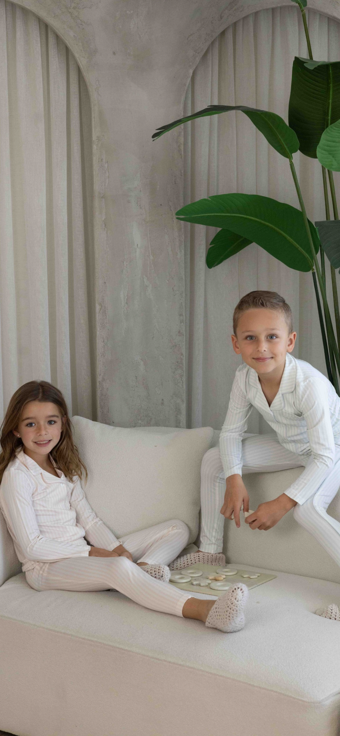 2026 NEW Arrivals Noggi grandpa style summer stripe PJS 3m-12m footie 18m -18yrs 2pc pjs