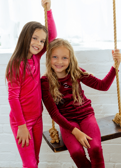 2025 NEW arrivals Noggi cozy velour Noggi sweet dreams PJS 3m-12m footie 18m -18yrs 2pc pjs
