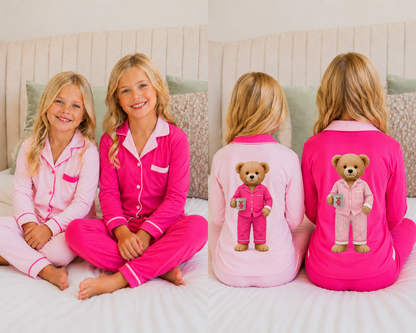 *** PREORDER FALL 2026 new Hush kids sleepwear grandpa style super soft BAMBOO cotton pjs 7 colors avail.
