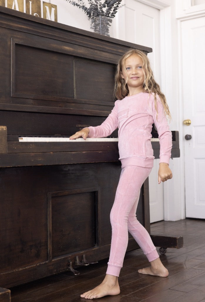 2025 NEW arrivals Noggi cozy velour Noggi bonne nuit PJS 3m-12m footie 18m -18yrs 2pc pjs