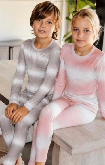 2026 NEW arrivals Noggi ombre velour PJS 18m -18yrs 2pc pjs