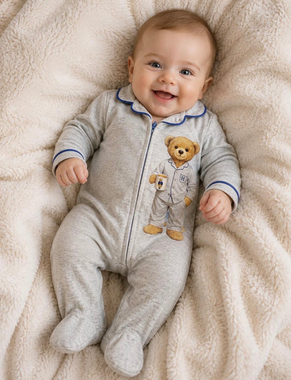 ✨2026 🤍new Hush baby sleepwear baby BAMBOO zipper footie 7 colors
