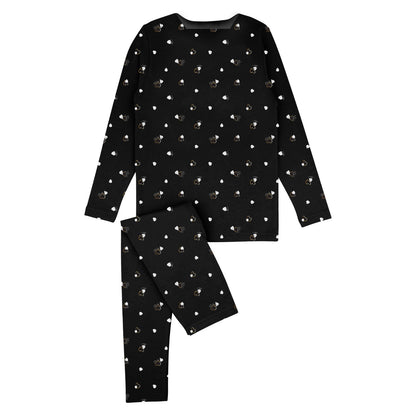 2026 New Arrival Noggi velour bear/heart Noggi PJS 3m-12m footie 18m -18yrs 2pc pjs