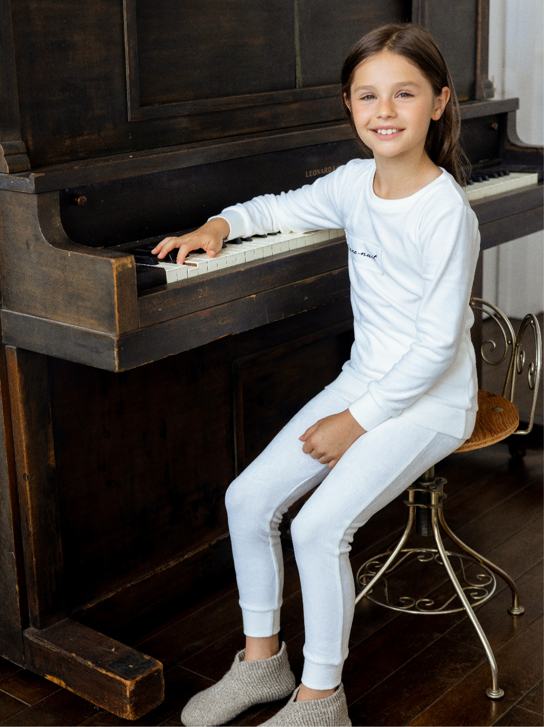 2025 NEW arrivals Noggi cozy velour Noggi bonne nuit PJS 3m-12m footie 18m -18yrs 2pc pjs