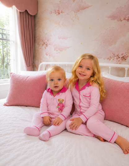 ✨2026 new Hush kids sleepwear grandpa style super soft BAMBOO cotton pjs 7 colors avail.