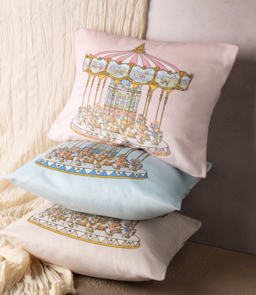 2026 new LIL TEDDY merry go round baby size pillow