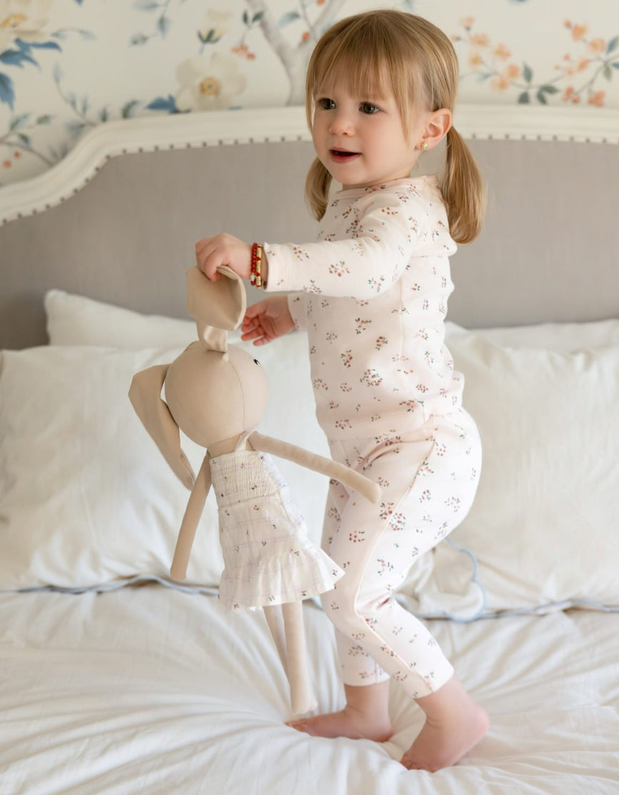 2025 NEW arrivals super Soft cotton star & floral footie and pjs. 3m-9m footie 12m-10yrs pjs