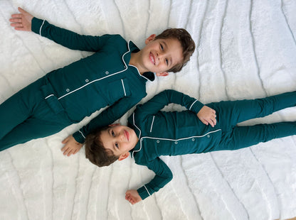 HUSH kids BAMBOO sleepwear grandpa pjs 6 colors avail