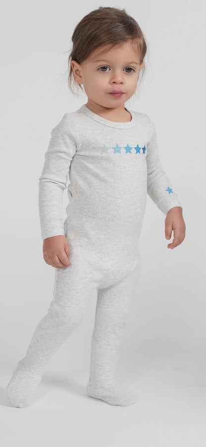SALE Fragile footie boys / girls stretchie 3m-12m