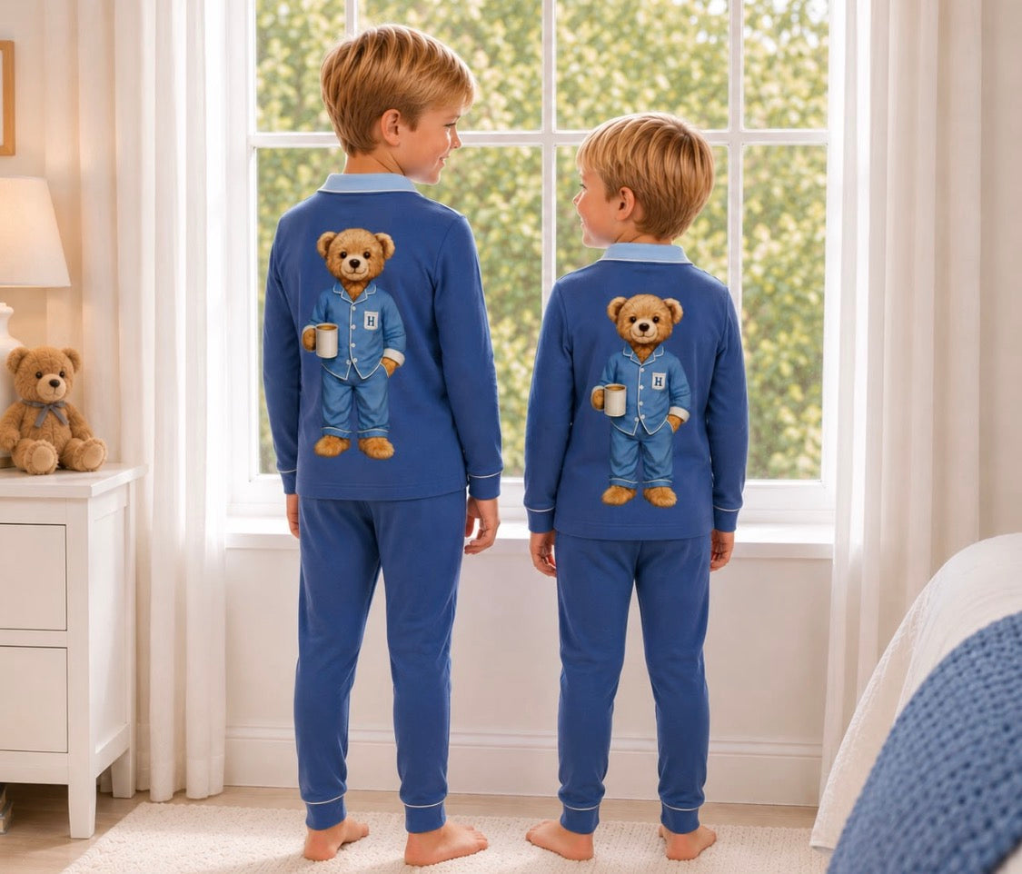 *** PREORDER FALL 2026 new Hush kids sleepwear grandpa style super soft BAMBOO cotton pjs 7 colors avail.