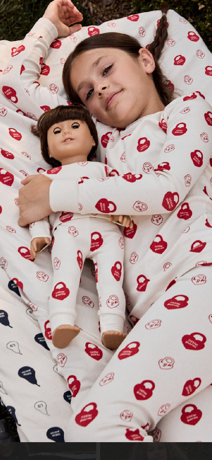 2025 *new Little Parni collection DOLL PJS ONLY girls (no doll included) one size