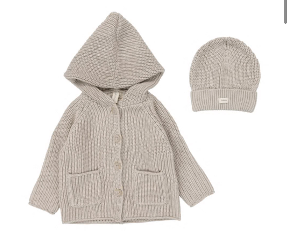 2026 new Lilette Dusty Pink or tan Classic Chunky Cardigan Set