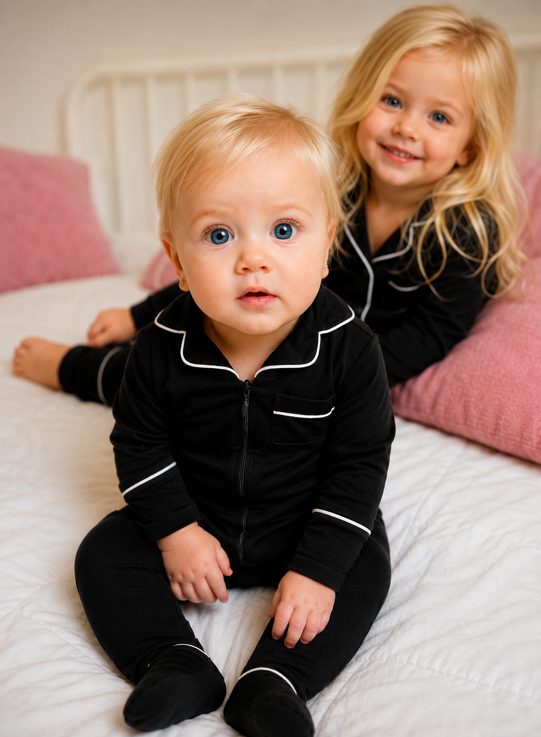 Hush baby sleepwear baby zipper BAMBOO footie 6 colors