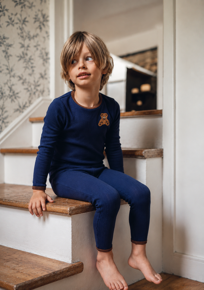 **2026 FALL NEW Lamour Lou PJS 3m-12m footie 18m - 12yrs 2pc pjs