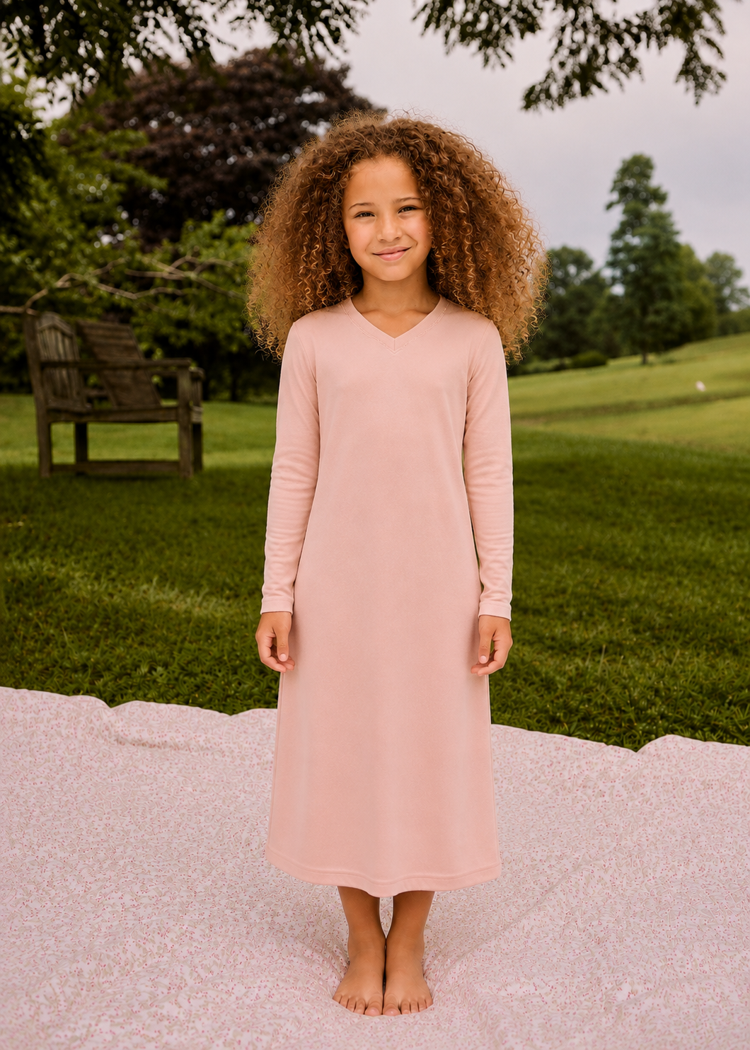 ✨2026 new parni new fall pajama nightgown collection black & pink v neck style 12yrs-20yrs
