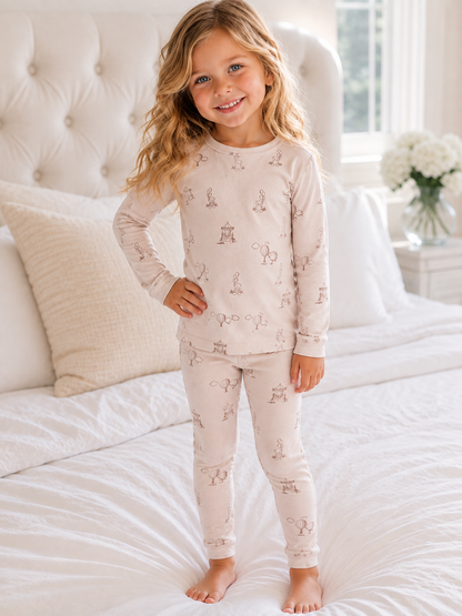 ✨2026✨Fragile NEW velour pajamas. 3m 6m 9m stretchie  18m-8yrs pjs