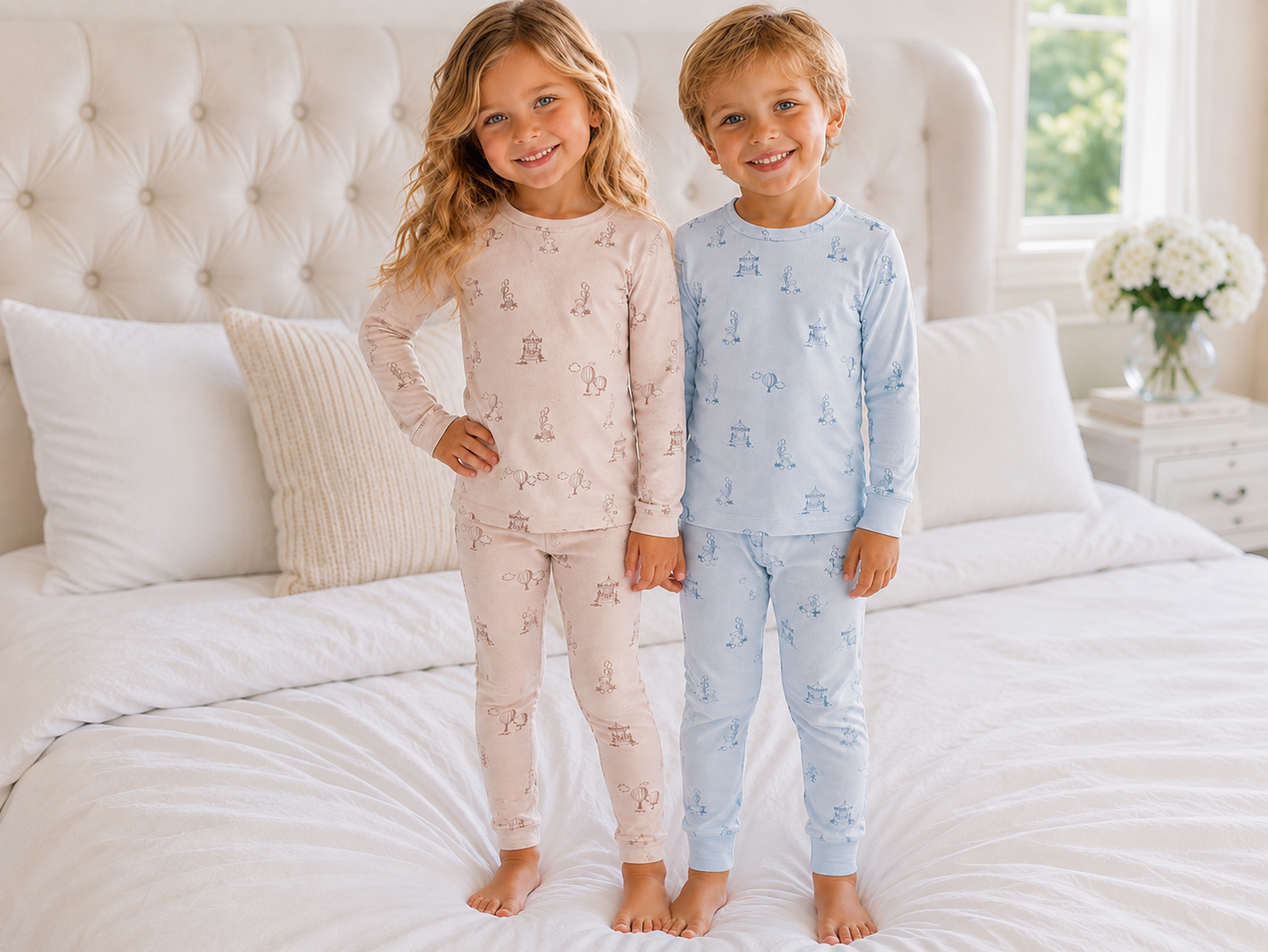 ✨2026✨Fragile NEW velour pajamas. 3m 6m 9m stretchie  18m-8yrs pjs