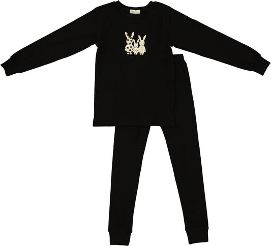 2026 NEW Crew Loungewear baby 3m-12m footie. Boys Girls Cotton Bunny 2pc pjs 18m-3yrs