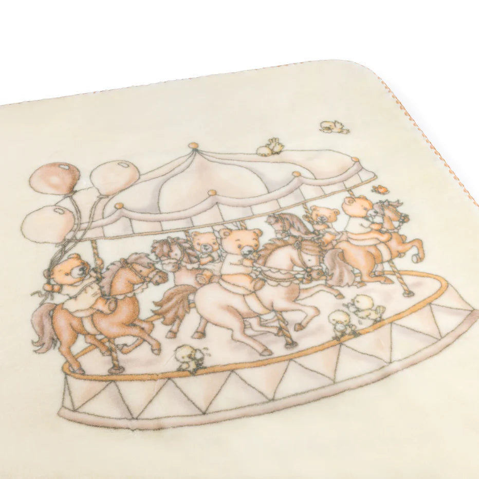 2026 new LIL TEDDY fur blankets merry go round baby size