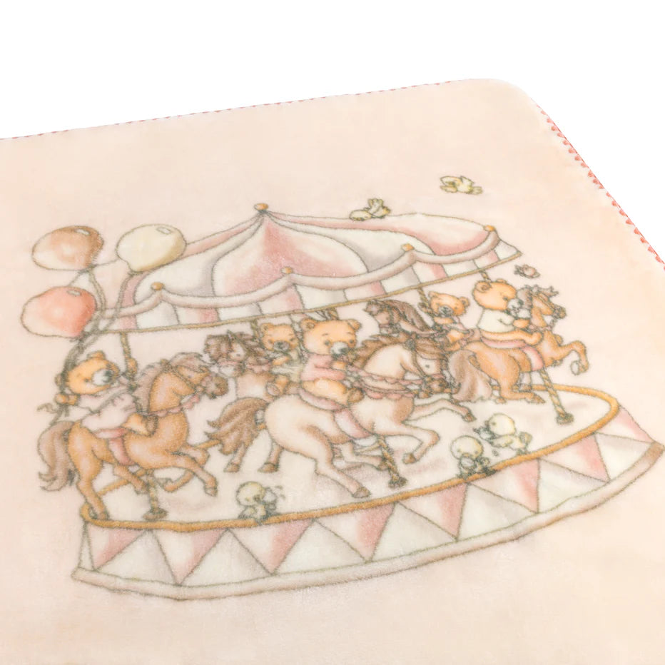 2026 new LIL TEDDY fur blankets merry go round baby size