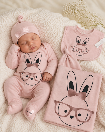 Adorable NASH & Co *exclusive Bunny glasses take home sets