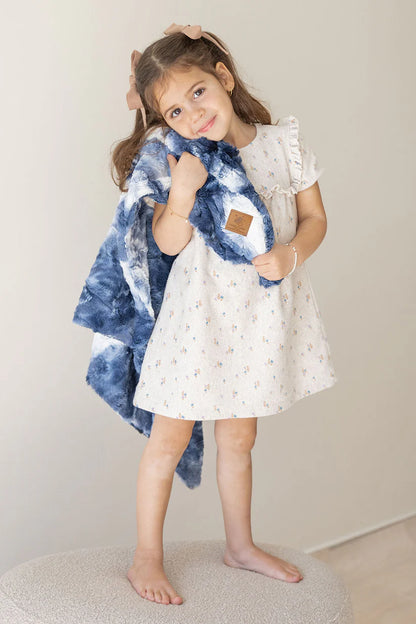 Cozy new fur blankets tie dye for newborn babies