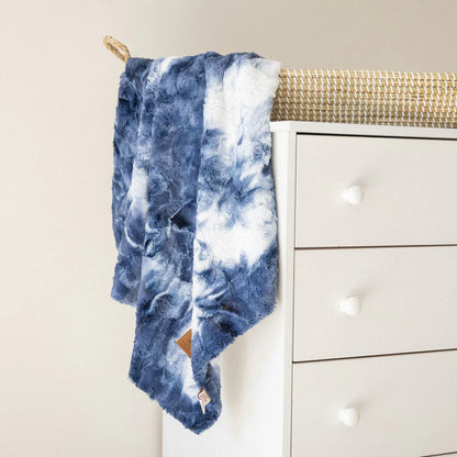 Cozy new fur blankets tie dye for newborn babies