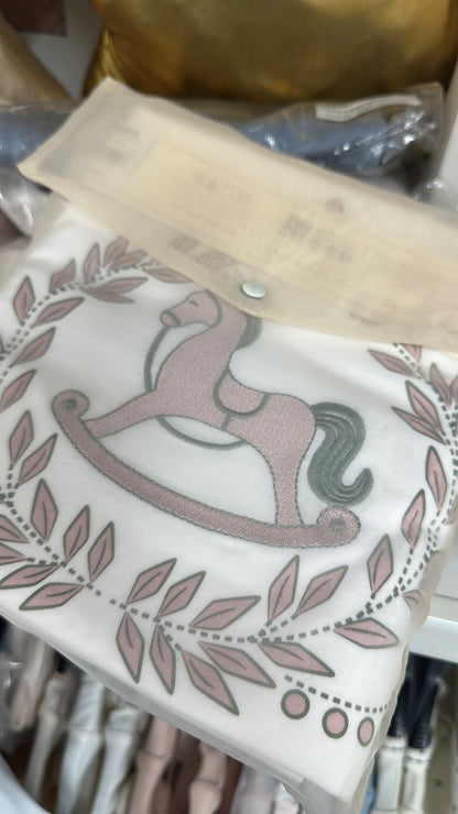 Sale take home set Rocking horse 3pc set pink only 3m