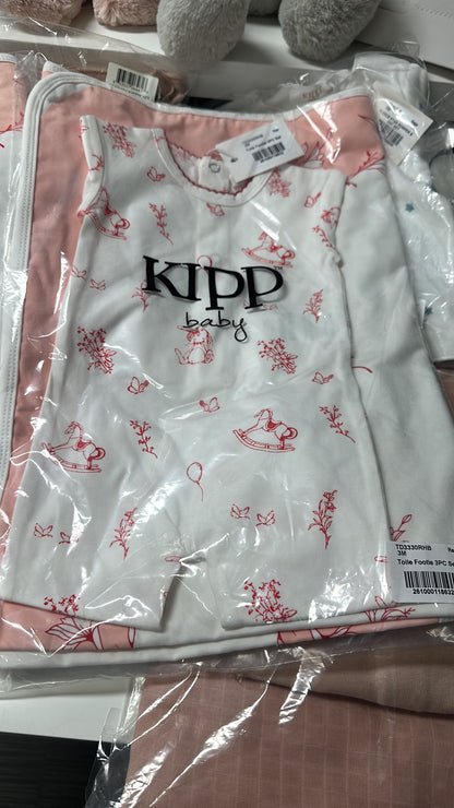 New Kipp baby 3pc layette set 3m size